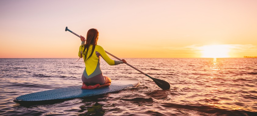 paddle boarding resort activity