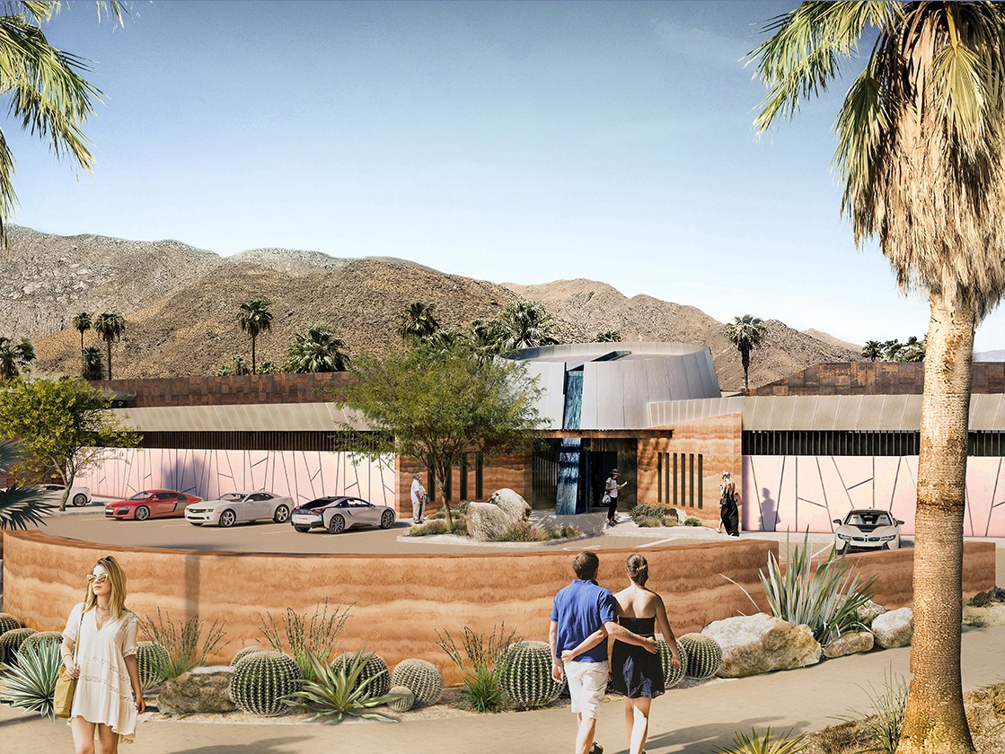 artist rendering of Agua Caliente Cultural Center