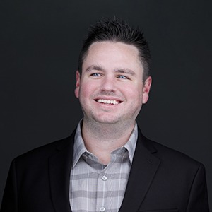 Headshot of Braeden Beckstrand, national sales manager at Visit Salt Lake