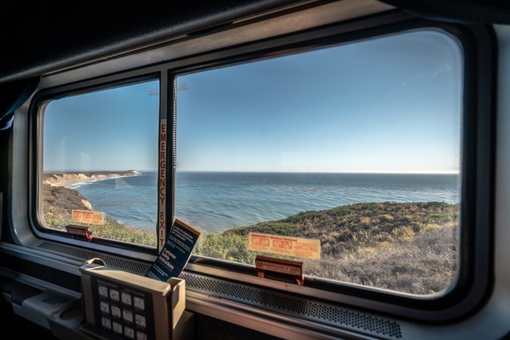 View from Amtrak's California Coast Starlight