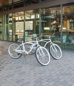 two cruiser bikes