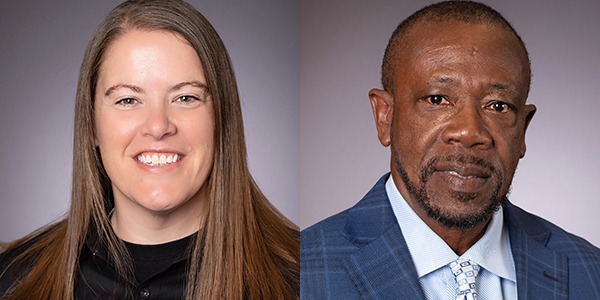 Smart Moves headshots of Allison McNamara (left) and Claude Humphrey (right)