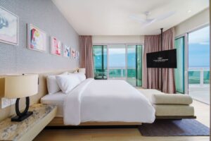 guest room at Wyndham Grand Barbados