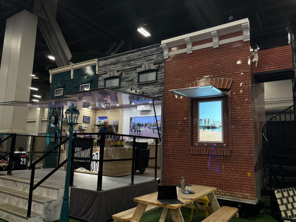 Visit Baltimore booth IMEX Daily 2024