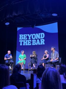 beyond the bar panel at Jimmy Kimmel's Comedy Club at IMEX America 2024