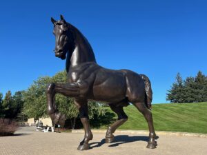 The American Horse sculpture